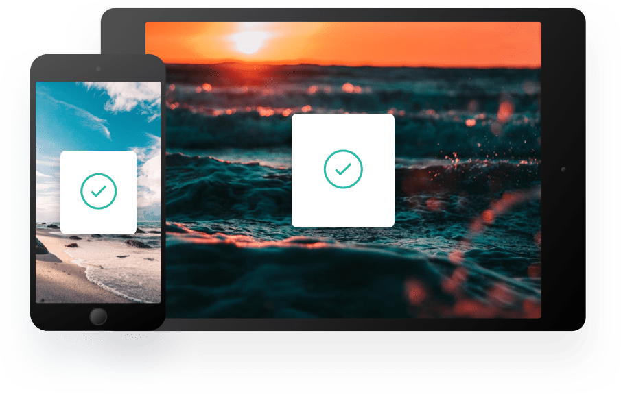 Photo of tablet and smartphone
